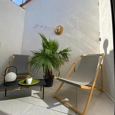 Sunsete T3 Duplex Centre Avec Terrasse Et Balcon Apartman Sète