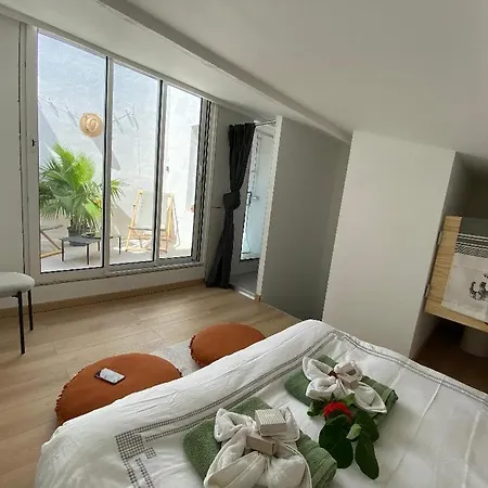 Sunsete T3 Duplex Centre Avec Terrasse Et Balcon Apartman *